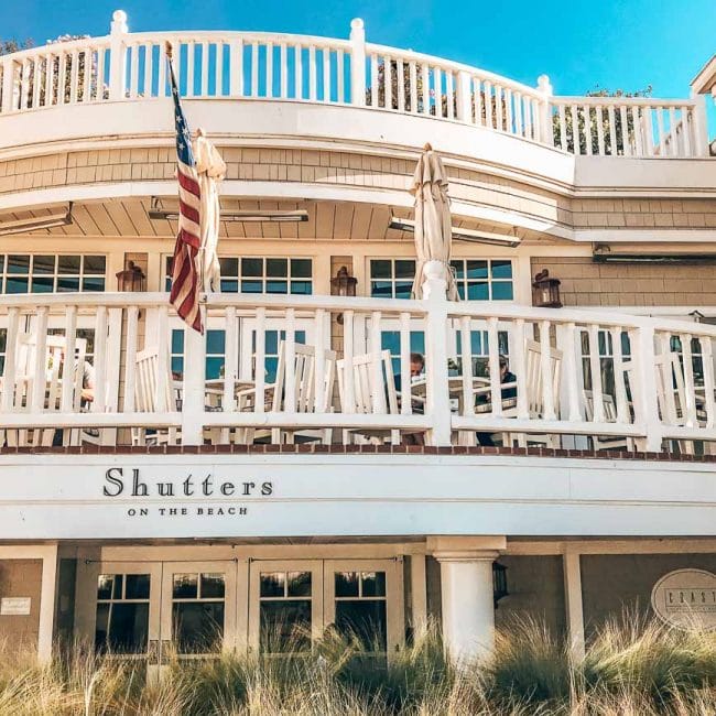 Shutters on the Beach Facade
