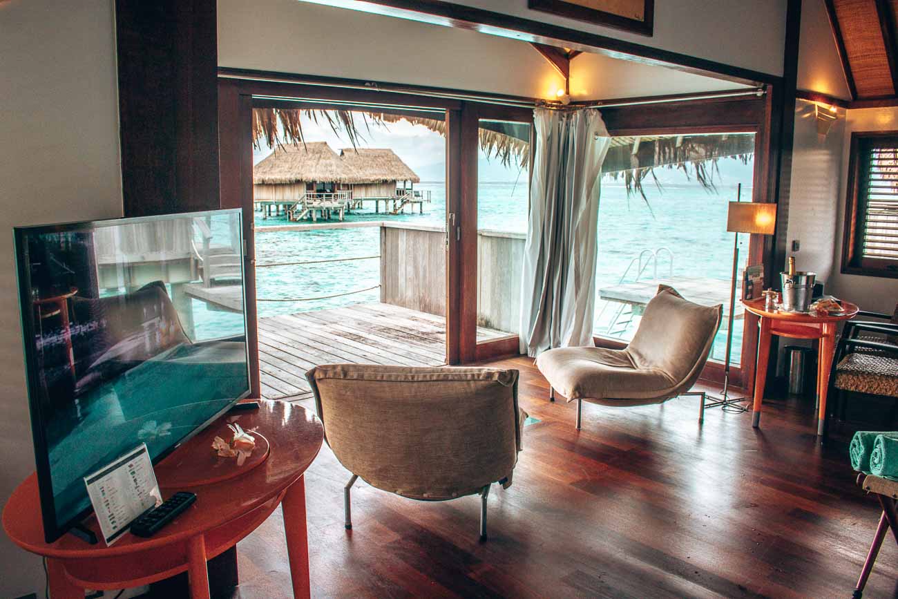 Sofitel Moorea luxury overwater bungalow