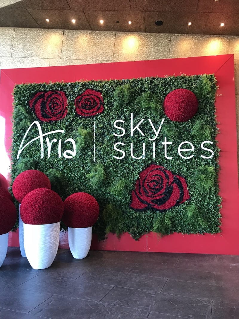 arrival aria sky suites las vegas