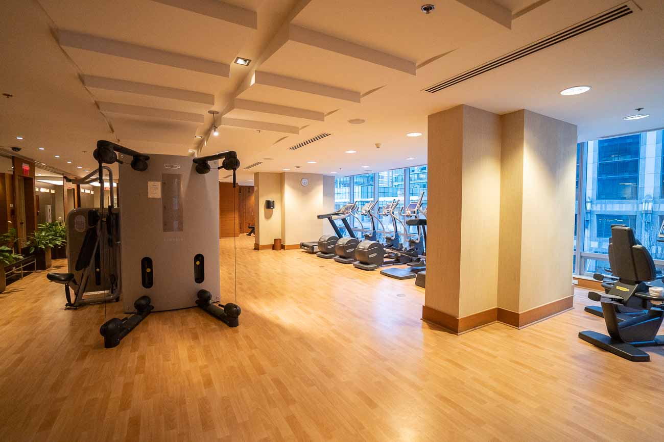fitness center at shangri-la vancouver