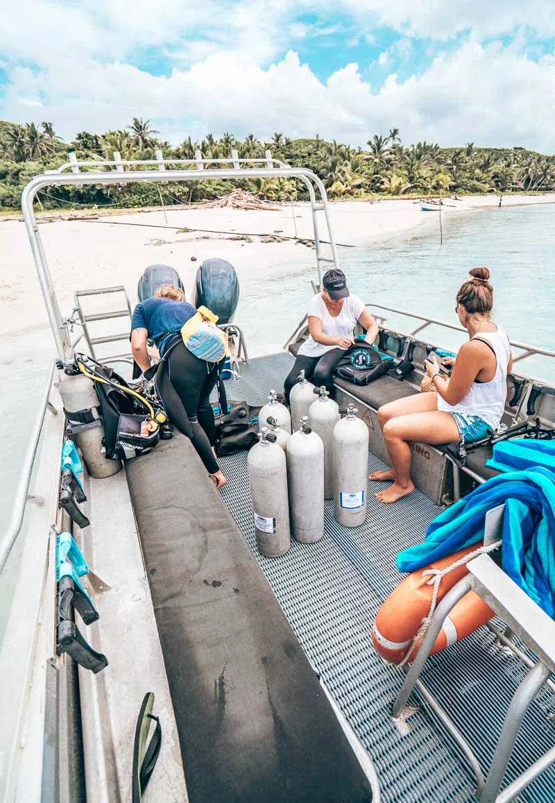 scuba diving Yasawa Island Resort