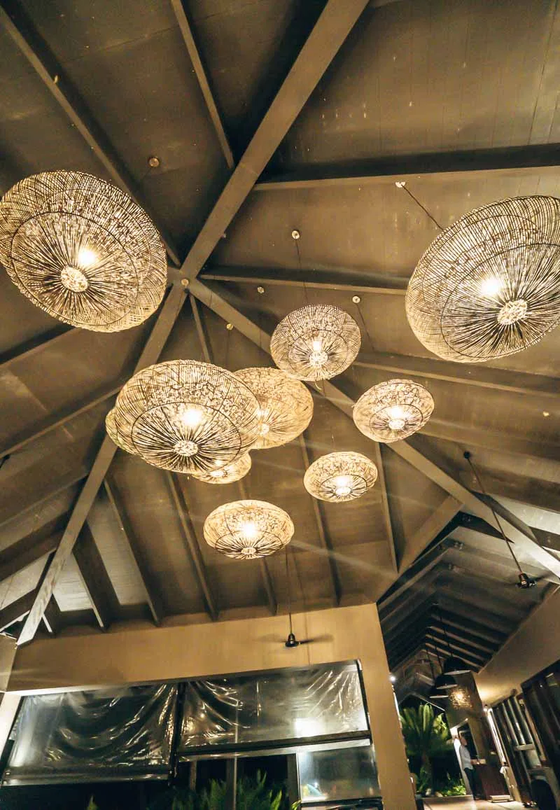 lobby light Yasawa Island Resort