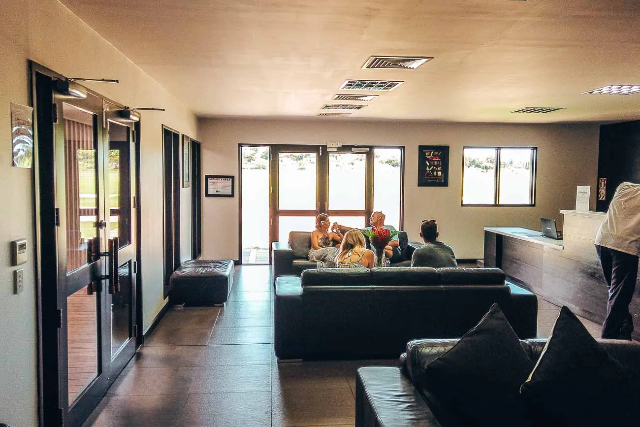 fiji airport lobby yasawa