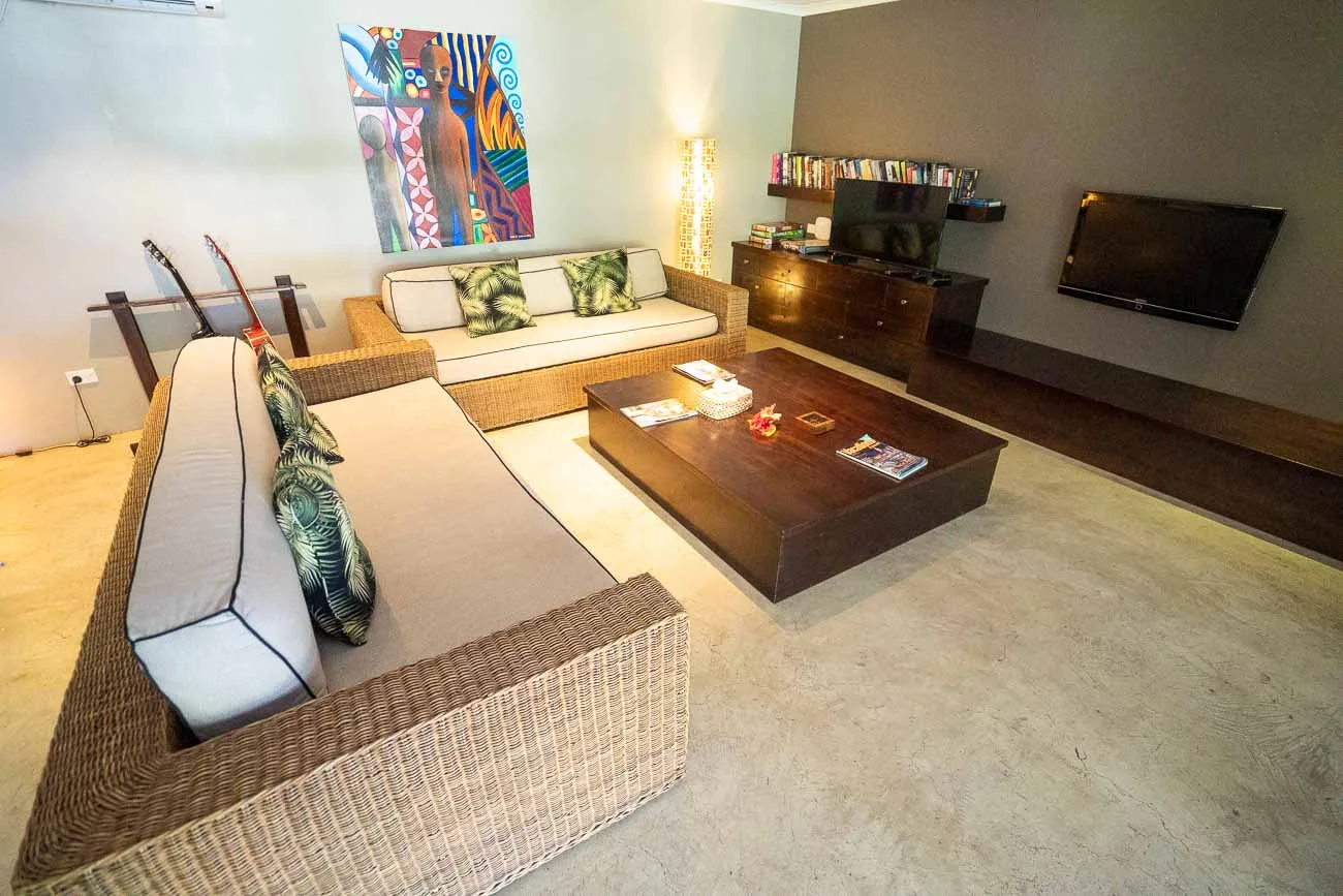 lounge area Yasawa Island Resort