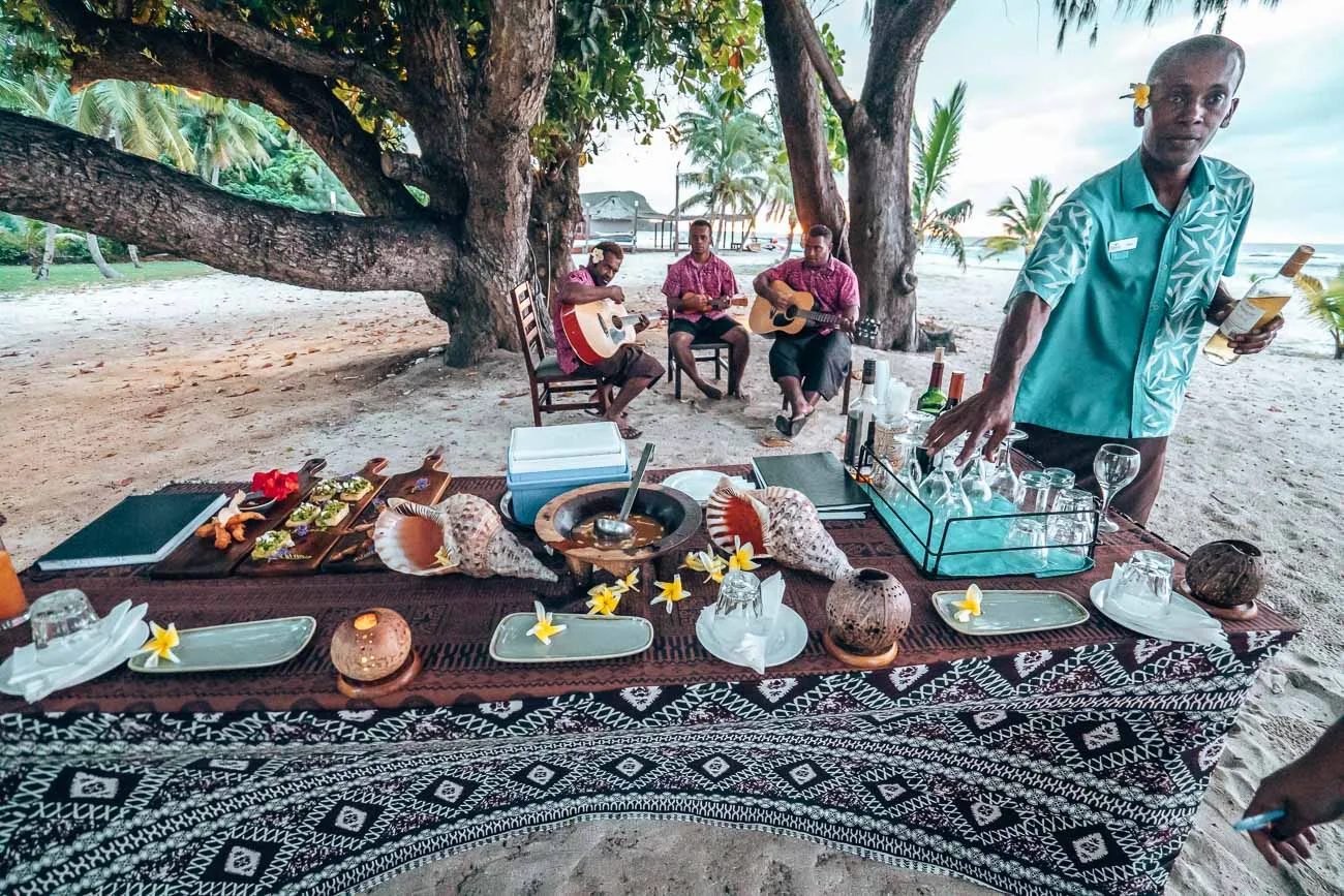 Staff Happy Hour Yasawa Island Resort