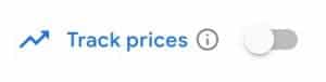 track prices google