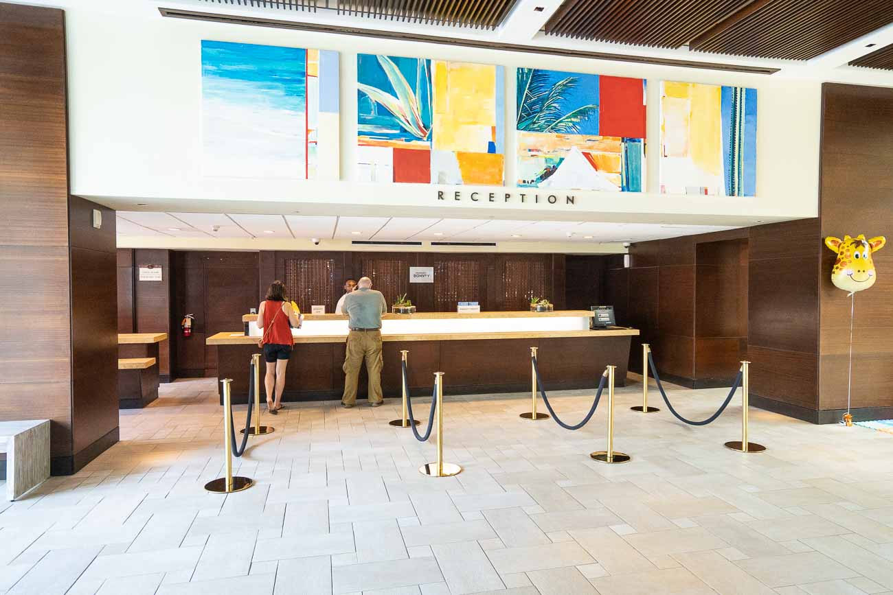 Lobby at Marriott Stellaris Aruba