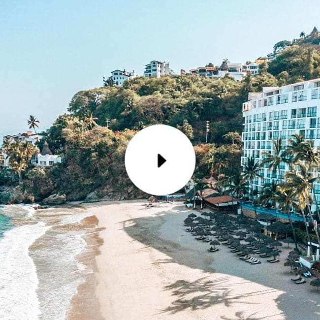 hyatt ziva puerto vallarta drone shot