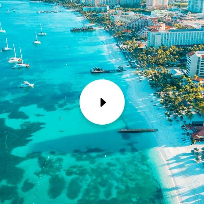 barcelo aruba drone view