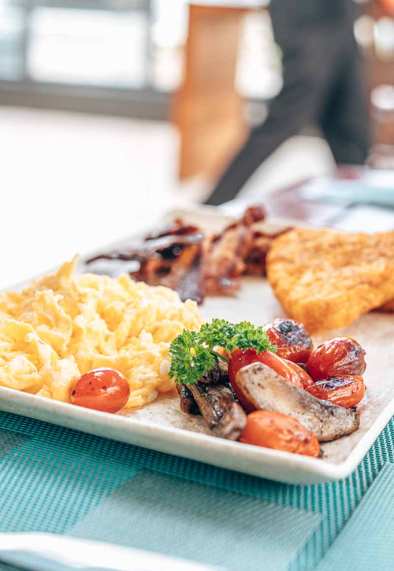 breakfast platter dining JW Marriott Santo Domingo