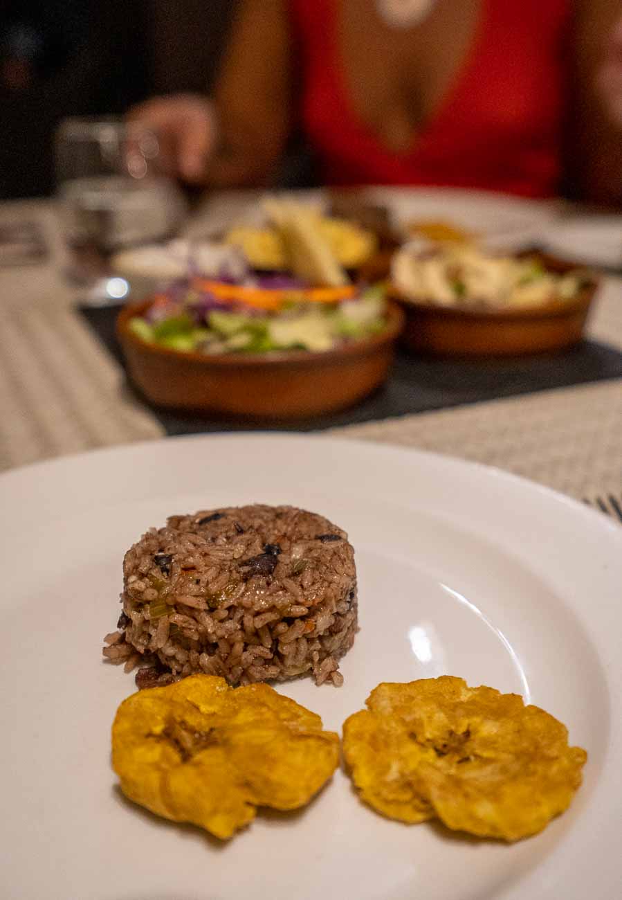 appetizer with tostones
