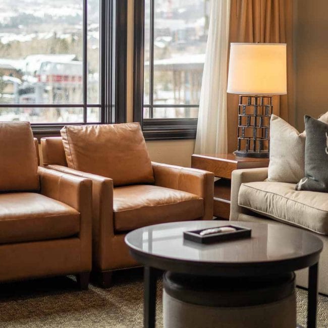 Waldorf Park City king bed suite