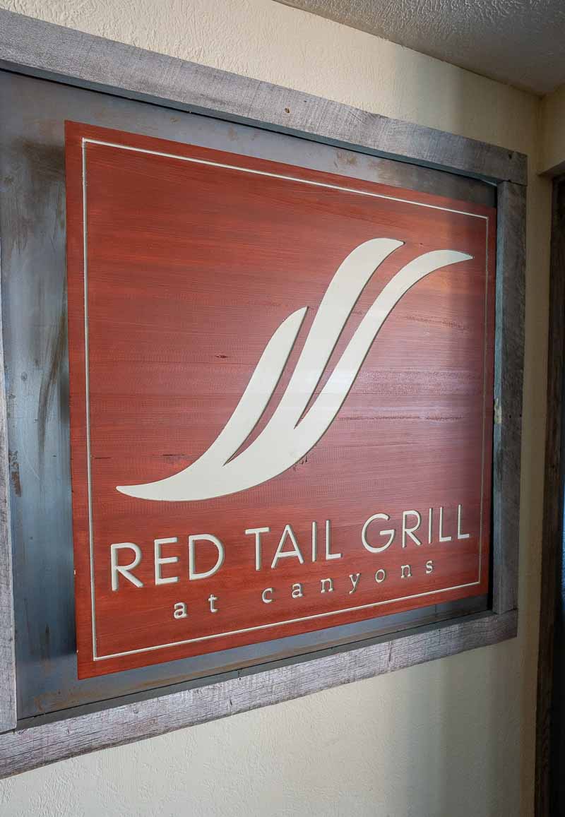 red tail grill sign grand summit park city