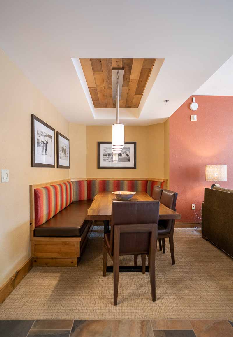 dining table in one bedroom suite grand summit park city