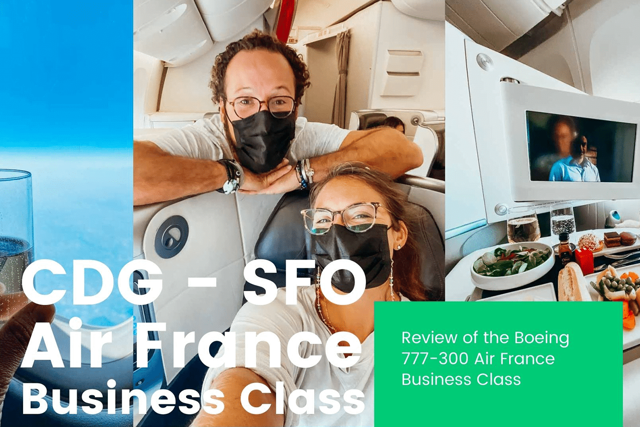 air france business class flight review
